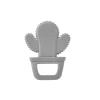 Diş çıxaran Babyjem Cactus, boz