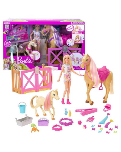 Oyun dəsti Barbie GXV77 Groom and Care Horse