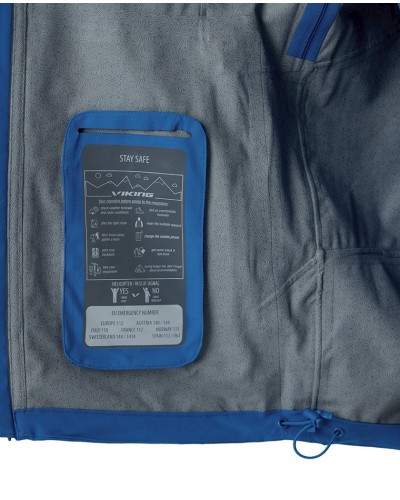 Kişilər üçün gödəkçə Viking Trek Pro 2.0 Classic, poliester, ölçü S, göy