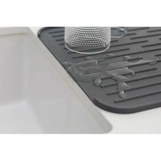 Коврик для сушки Brabantia 117442, 32.5x43.8x0.9 см, силикон, серый Коврик для сушки Brabantia 117442, 32.5x43.8x0.9 см, силикон, серый