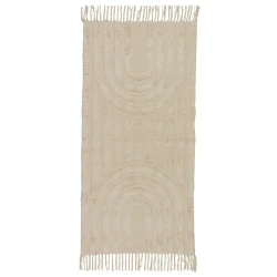 Ковер JYSK Tretorn 70x140 см, хлопок, бежевый Ковер JYSK Tretorn 70x140 см, хлопок, бежевый