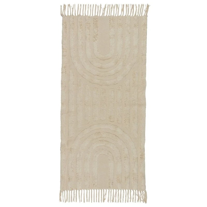 Ковер JYSK Tretorn 70x140 см, хлопок, бежевый Ковер JYSK Tretorn 70x140 см, хлопок, бежевый