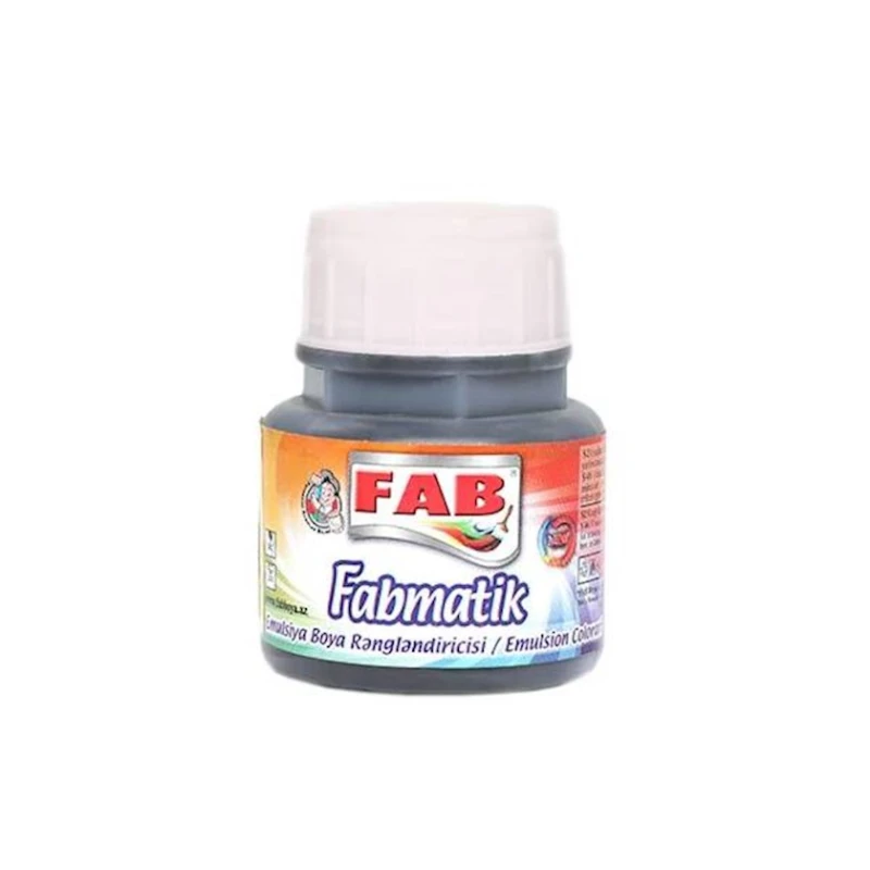Краситель FAB boya Fabmatik 390.8006.10 Копоть, 65 мл Краситель FAB boya Fabmatik 390.8006.10 Копоть, 65 мл