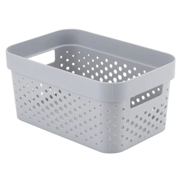 Корзина для хранения JYSK Infinity 4.5 л, пластик, серая