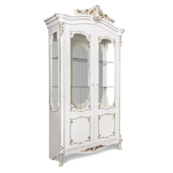 Сервант Florensiya 2, дерево, белый, 110x55x240 см Сервант Florensiya 2, дерево, белый, 110x55x240 см