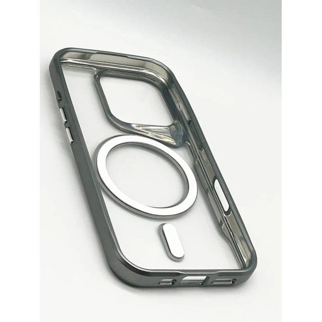 Чехол MagSafe Case для Apple iPhone 16 Pro Серый Чехол MagSafe Case для Apple iPhone 16 Pro Серый