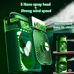 Портативный вентилятор, кондиционер и увлажнитель 3 в 1-ом Портативный вентилятор, кондиционер и увлажнитель 3 в 1-ом
