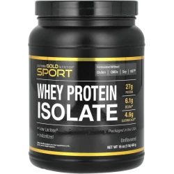 Протеин изолят California Gold Nutrition Sport, 454 г