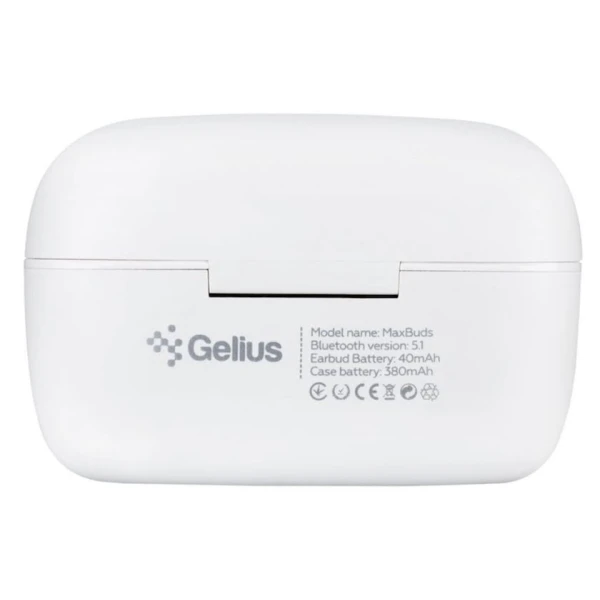 Simsiz qulaqlıqlar Gelius MaxBuds GP-TWS025 White Simsiz qulaqlıqlar Gelius MaxBuds GP-TWS025 White