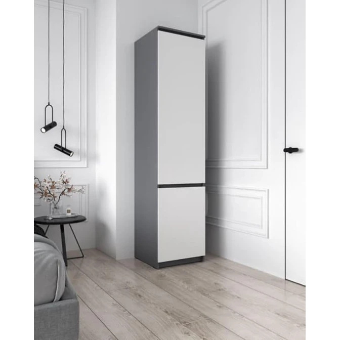 Шкаф ev_12116123, ламинат, белый, 50x49x211 см Шкаф ev_12116123, ламинат, белый, 50x49x211 см