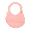 Силиконовый нагрудник Babyono с регулируемой застежкой, розовый