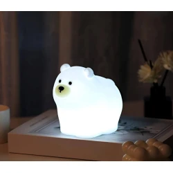 Gecə lampası Mrg_022, Qütb ayısı, silikon