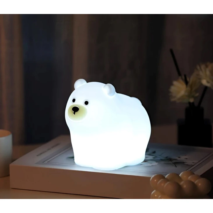 Gecə lampası Mrg_022, Qütb ayısı, silikon Gecə lampası Mrg_022, Qütb ayısı, silikon