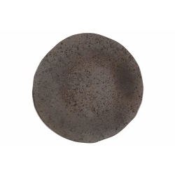 Тарелка Porland Stoneware 04SWA000033, керамогранит, коричневая, 31 см