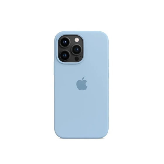 Çexol Silicone Apple iPhone13 Pro Max üçün Sky Blue