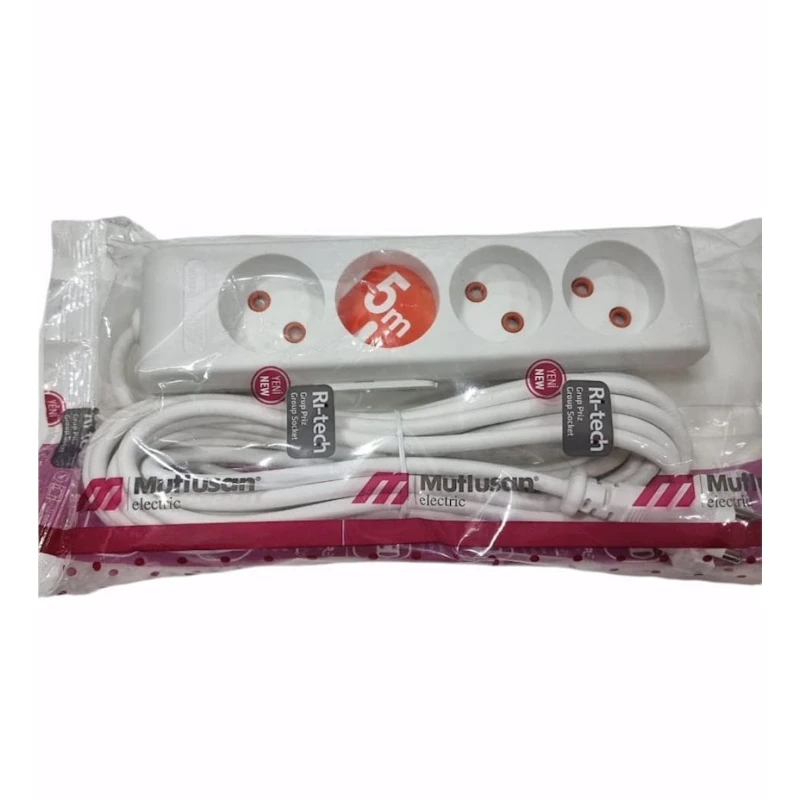 Удлинитель Mutlusan MU5M4 5 м, 4-розеточный