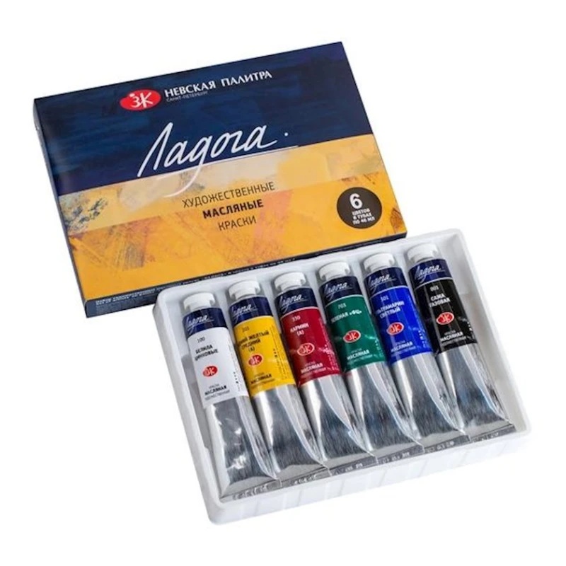 Набор масляных красок Ладога, 6х46
