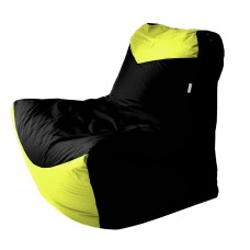 Pufik Classic DKL113, su keçirməyən, 110x100 sm, qara/sarı