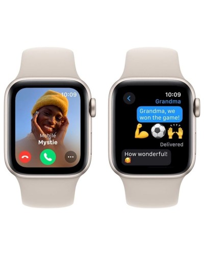 Ağıllı saat Apple Watch SE 2 2023 40mm Starlight Aluminum Case with Starlight Sport Band