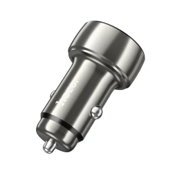 Автомобильное зарядное устройство Hoco Z50 Leader Metal Grey Автомобильное зарядное устройство Hoco Z50 Leader Metal Grey