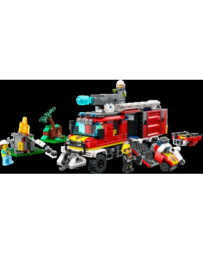 Konstruktor LEGO City Fire Command Truck 60374, 7+ yaş, 502 hissə
