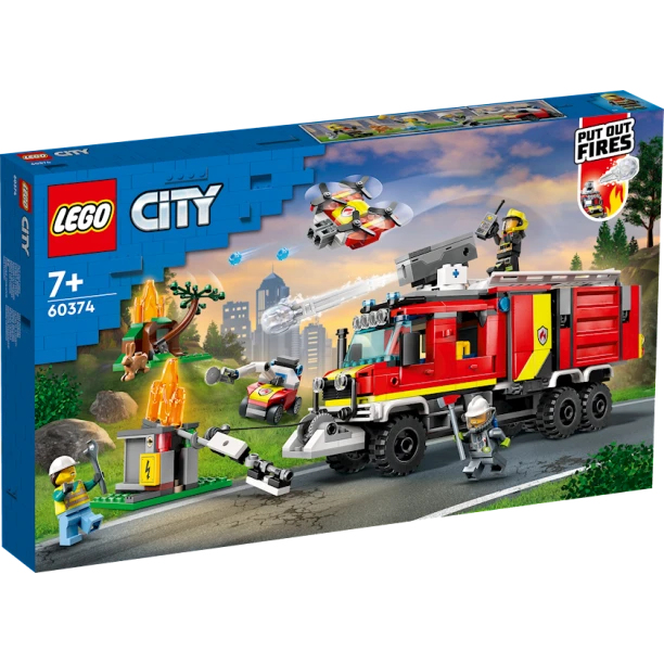 Конструктор LEGO City Fire Command Truck 60374, 7+ лет, 502 элементов