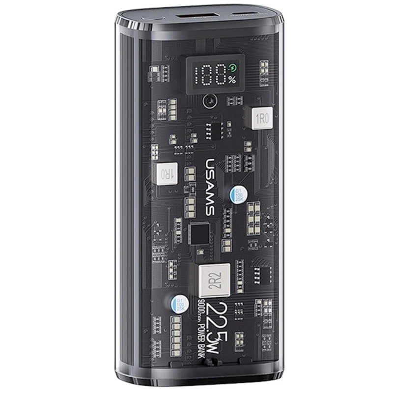 Внешний аккумулятор USAMS US-CD189 Black Внешний аккумулятор USAMS US-CD189 Black