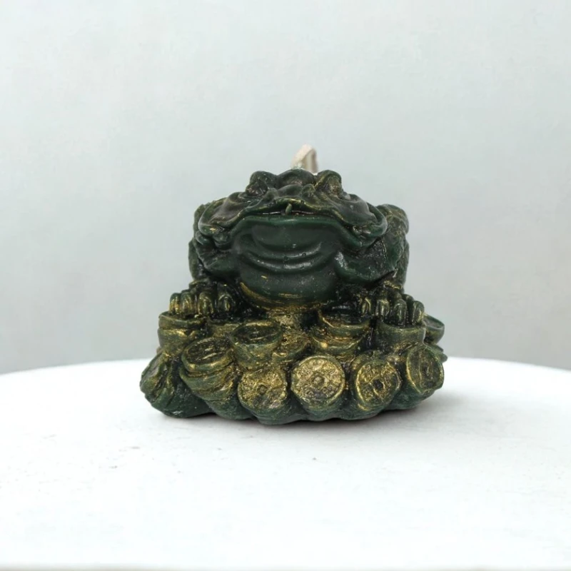 Свеча Ritual_555628 Feng Shui, пчелиный воск, зеленая