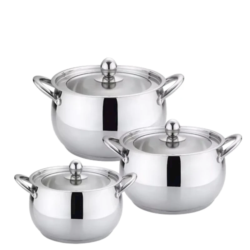 Набор кастрюль Kaisa Villa KV-6640, нержавеющая сталь, 6 предметов Набор кастрюль Kaisa Villa KV-6640, нержавеющая сталь, 6 предметов