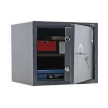 Ofis seyfi Aiko TSN-37, açar ilə, qrafit, 370x435x360 mm