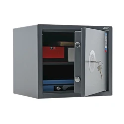 Офисный сейф Aiko TSN-37, с ключом, графитовый, 370x435x360 мм