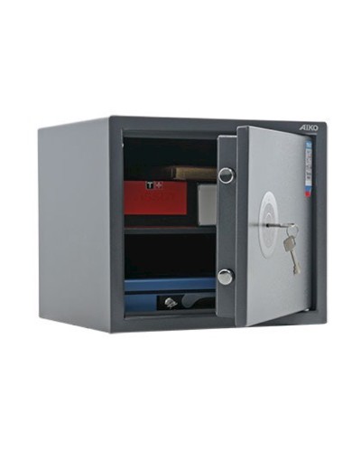 Ofis seyfi Aiko TSN-37, açar ilə, qrafit, 370x435x360 mm