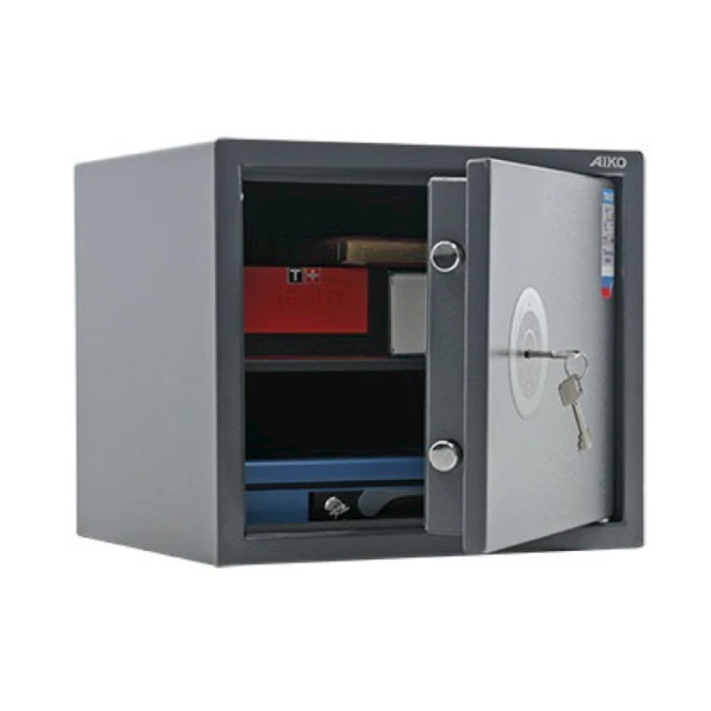 Офисный сейф Aiko TSN-37, с ключом, графитовый, 370x435x360 мм Офисный сейф Aiko TSN-37, с ключом, графитовый, 370x435x360 мм