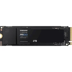 SSD накопитель Samsung 2 TB 990 Evo NVMe M.2 Black (MZ-V9E2T0B/AM)