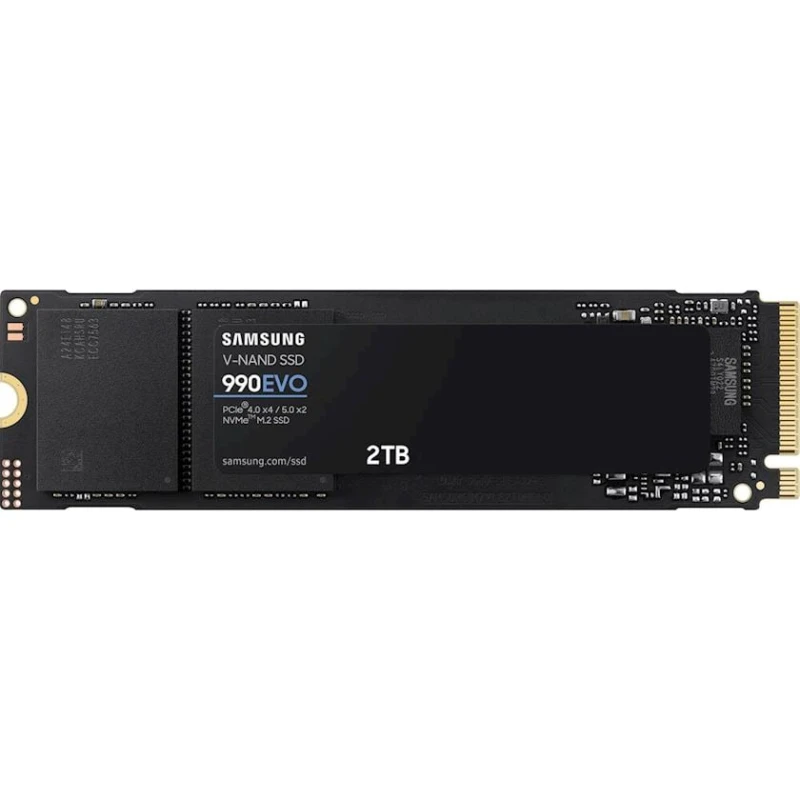 SSD накопитель Samsung 2 TB 990 Evo NVMe M.2 Black (MZ-V9E2T0B/AM)