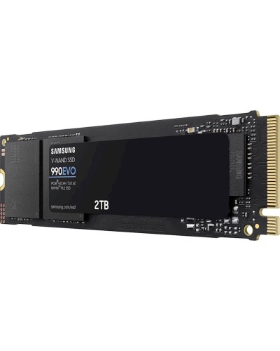 SSD yığıcı Samsung 2 TB 990 Evo NVMe M.2 Black (MZ-V9E2T0B/AM)