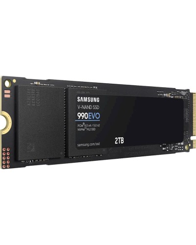 SSD yığıcı Samsung 2 TB 990 Evo NVMe M.2 Black (MZ-V9E2T0B/AM)