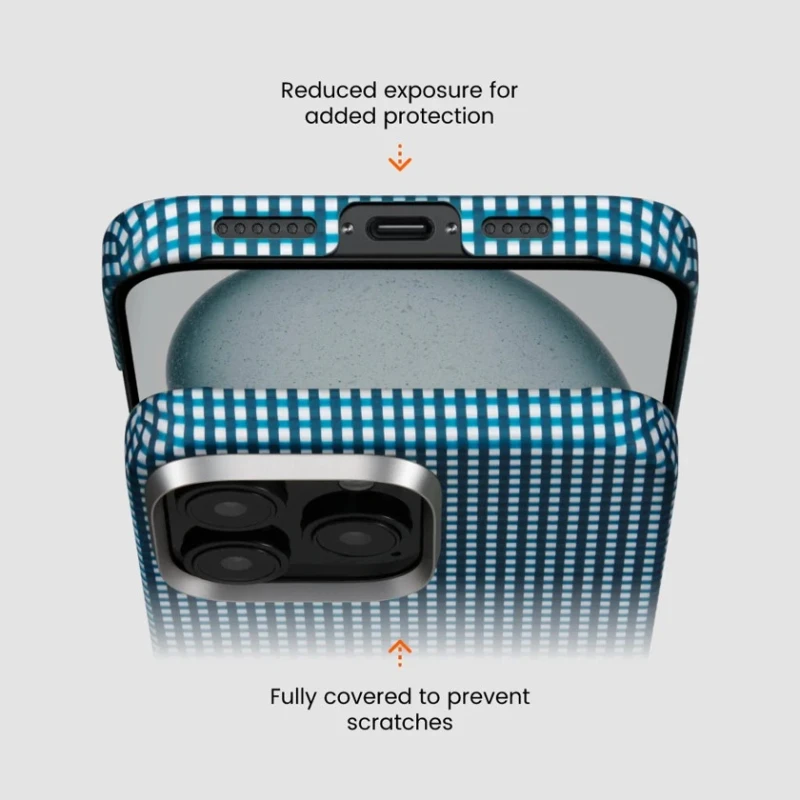 Çexol Pitaka Ultra Slim MagSafe Apple iPhone 16 Pro üçün Ocean Blue Çexol Pitaka Ultra Slim MagSafe Apple iPhone 16 Pro üçün Ocean Blue