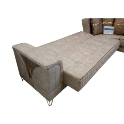 Модульный диван Şarlot 3+2, 3160/2660x680x800 мм, кремовый Модульный диван Şarlot 3+2, 3160/2660x680x800 мм, кремовый