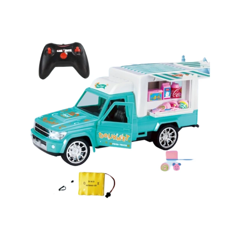 Fast food və dondurma üçün musiqi avtobusu AP-833, yaşıl, 11x29.5x14 sm