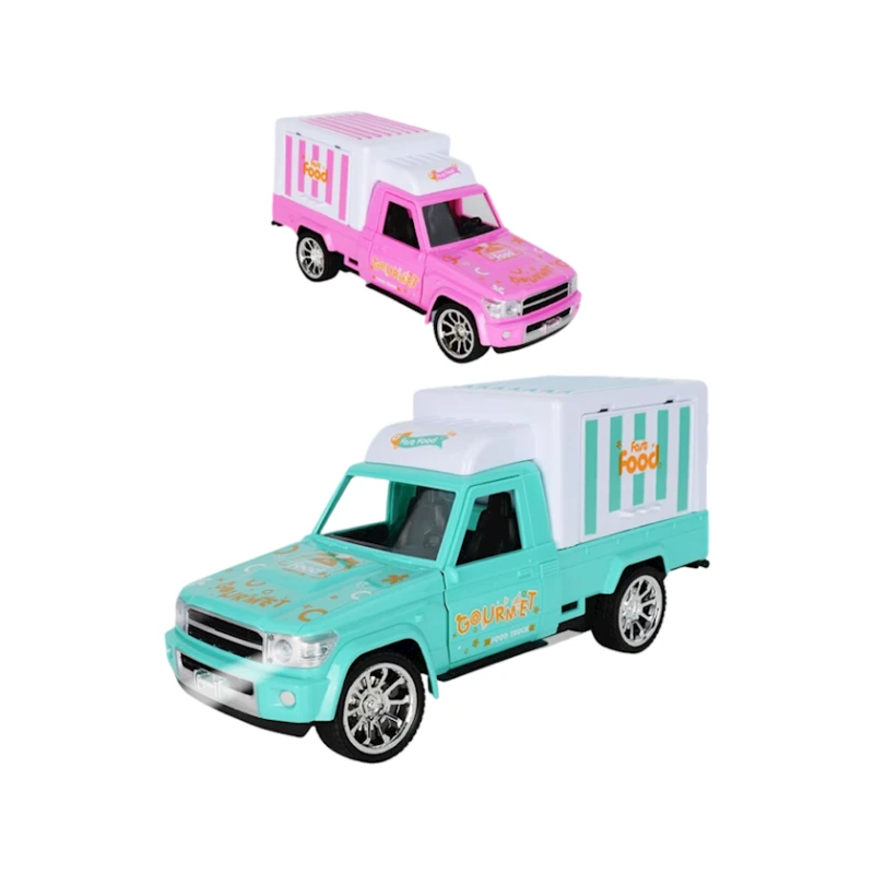 Fast food və dondurma üçün musiqi avtobusu AP-833, yaşıl, 11x29.5x14 sm