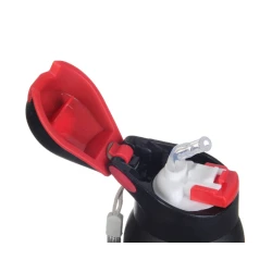 Borucuqlu uşaq termosu Fashion 450 ml, qara