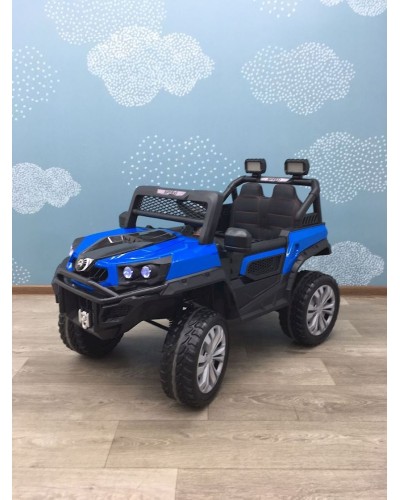 Uşaq elektrik avtomobili 578, qara/göy