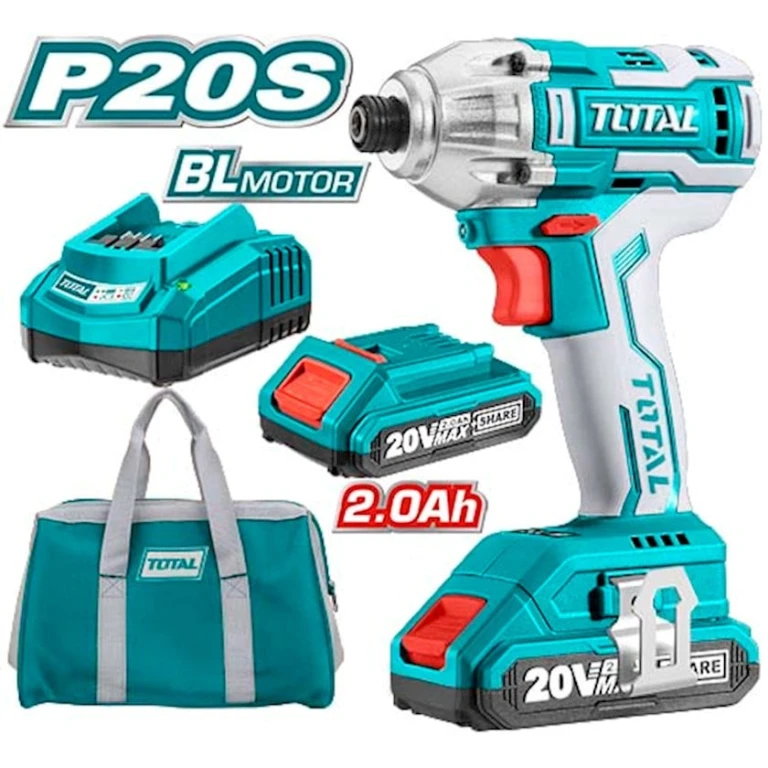 Аккумуляторная дрель-шуруповерт Total Tidli 20028, 20 В/2А/45Нм Аккумуляторная дрель-шуруповерт Total Tidli 20028, 20 В/2А/45Нм
