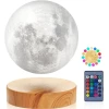Levitasiya edən gecə lampası GAzer Levitating Moon Lamp 3D Printing