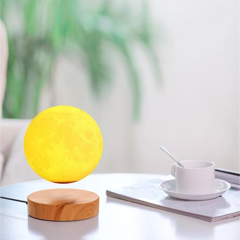 Levitasiya edən gecə lampası GAzer Levitating Moon Lamp 3D Printing