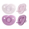 Пустышка Philips AVENT Curved Soothie Pink для девочек, 0-6 м, 2 шт