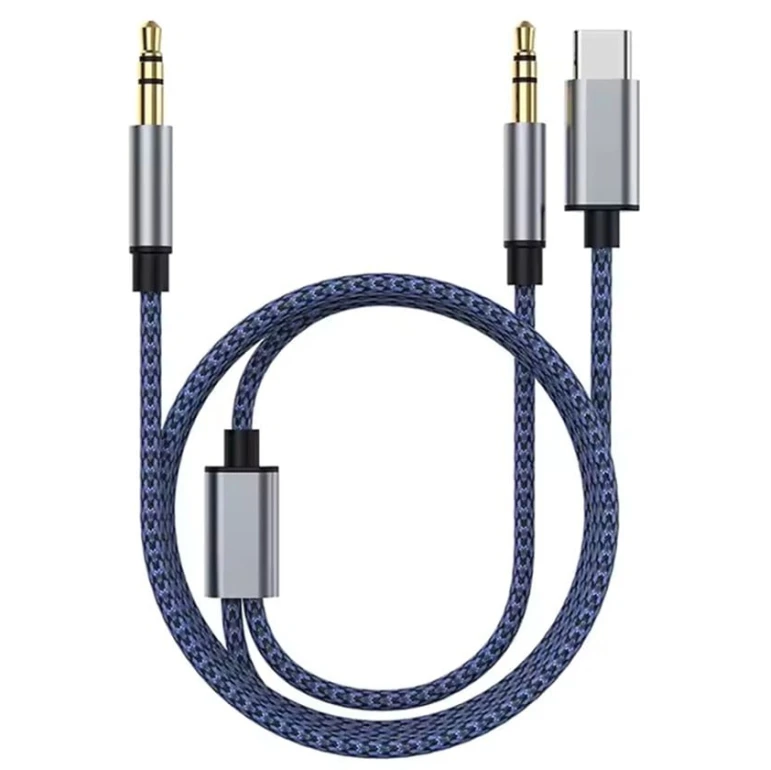 Кабель USB 2 in 1 MH-270 AUX 3.5 mm to Type -C