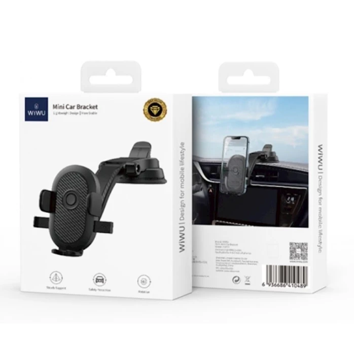 Автомобильный держатель для телефона Wiwu CH014 Black