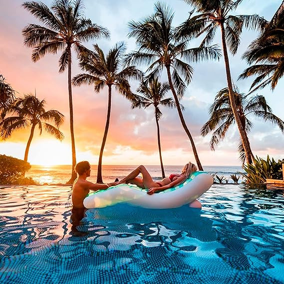 Intex RAX-56874001 Splash Lounge, qoltuqaltılar və stəkan tutacağı olan şişmə üzən şezlonq, Hovuzda və göldə üzmək üçün əlverişli, 191 x 99 sm, RAX-56874001 Intex RAX-56874001 Splash Lounge, qoltuqaltılar və stəkan tutacağı olan şişmə üzən şezlonq, Hovuzda və göldə üzmək üçün əlverişli, 191 x 99 sm, RAX-56874001